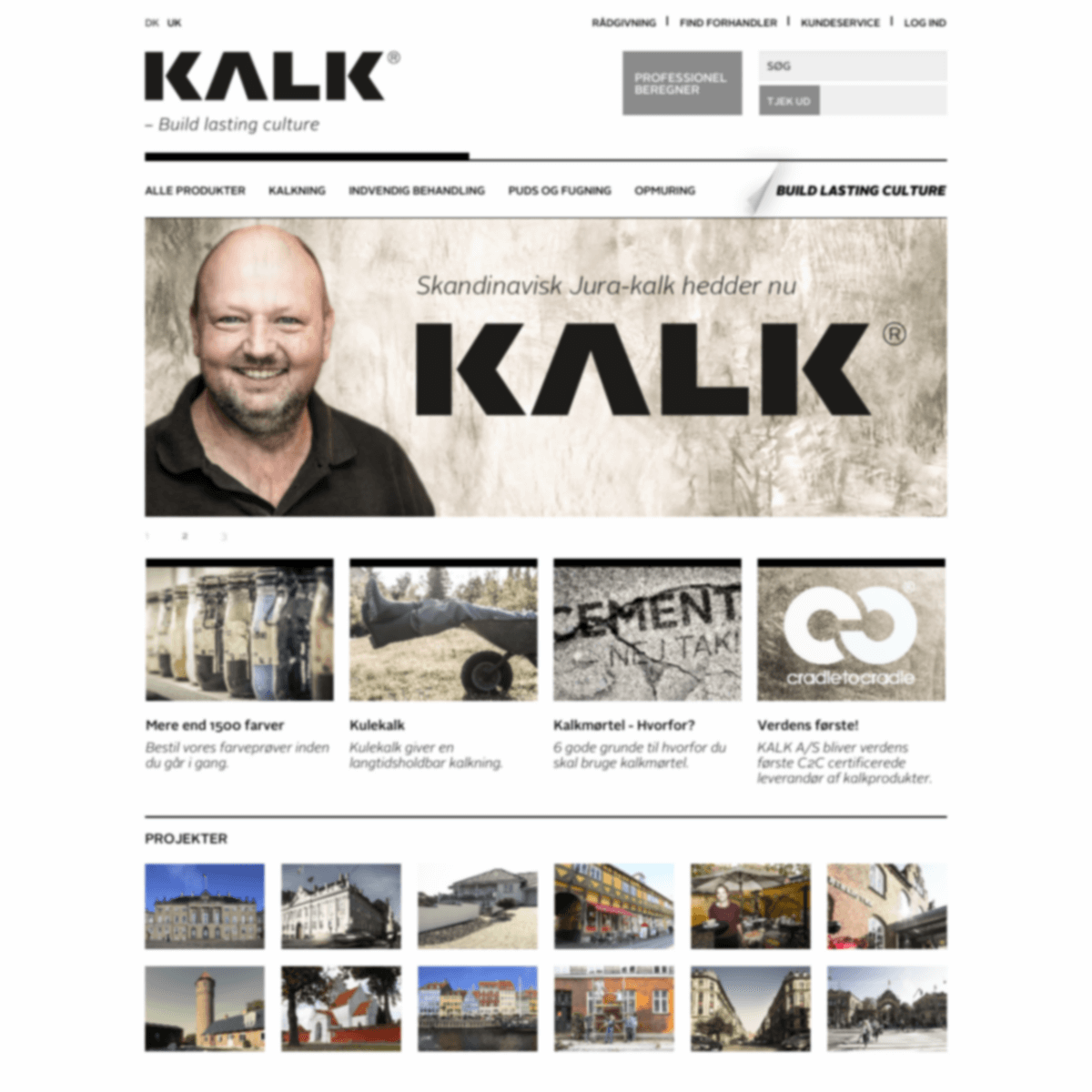 Screenshot of kalk.dk
