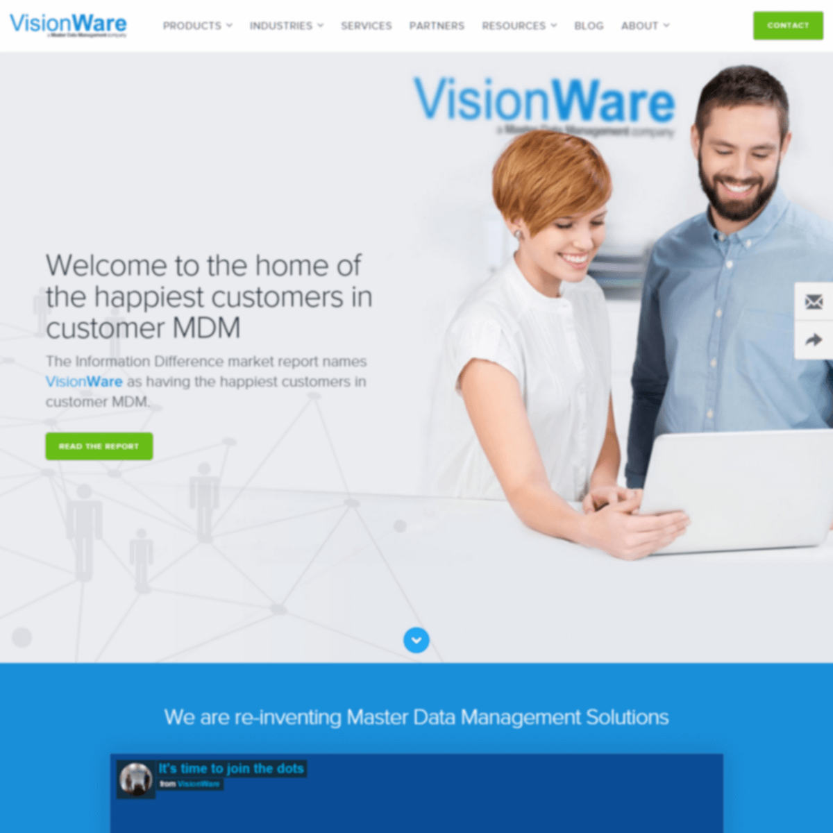 Screenshot of visionware.com